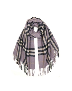 Палантин с добавлением шерсти в клетку Mellizos