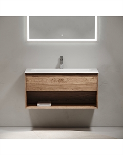 Тумба под раковину без столешницы Marmi 1.0 100 дуб чарльстон Sancos