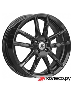 Литой диск Up107 (КС993) 6.5x17/4*100 D54.1 ET45 New Black Wheels up