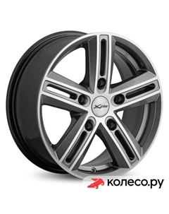Литой диск X-123 6.5x16/5*139.7 D98.5 ET40 HSB/FP X`trike