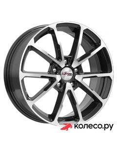 Литой диск Skibidi 6.5x17/5*114.3 D67.1 ET45 Блэк-джек Ifree