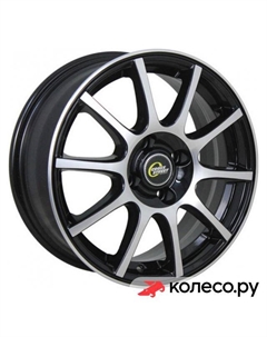 Литой диск CR-16 6x15/4*114.3 D66.1 ET40 BKF Crossstreet