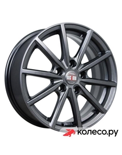 Литой диск M61 6.5x16/5*114.3 D67.1 ET38 GRAPHITE Alcasta