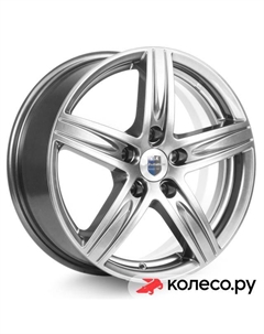 Литой диск Андорра (КС454) 6.5x16/5*114.3 D67.1 ET45 Дарк платинум Кик