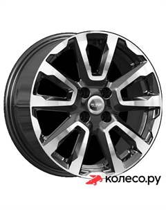 Литой диск КС1026 (ZV 16_Logan) 6.5x16/4*100 D60.1 ET45 Алмаз черный Ifree original