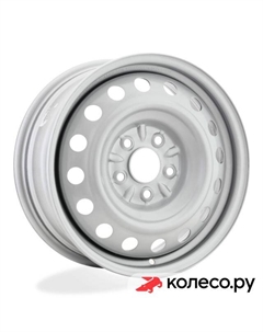 Штампованный диск 8873 Renault 6.5x16/5*114.3 D66.1 ET50 Silver Trebl