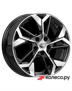 Литой диск КС1062 (ZV17_Creta) 6.5x17/5*114.3 D67.1 ET45 Алмаз черный Ifree original