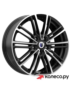 Литой диск Эрфурт (КС903) 7x17/4*100 D60.1 ET43 Алмаз-черный Кик