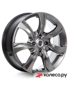 Литой диск Либерти (КС654) 7x17/4*100 D67.1 ET35 Дарк платинум Кик
