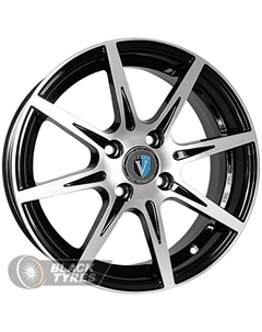 Литой диск 1508 5.5x15/4x100 D60.1 ET45, Черные Venti