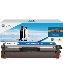 Картридж лазерный G&G GG-20N5HY0 (20N5HY0), желтый, 4500 страниц, совместимый для Lexmark CS331dw/CX331adwe G&g
