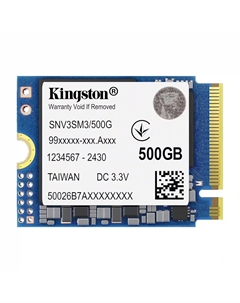 Внутренний SSD диск KINGSTON SSD NV3, 500GB, M.2 (SNV3SM3/500G) Kingston