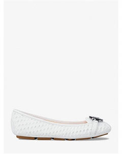 Мокасины Fulton плетеные, белый Michael kors