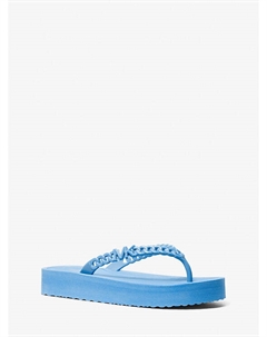 Шлепанцы Zaza на платформе, синий Michael kors