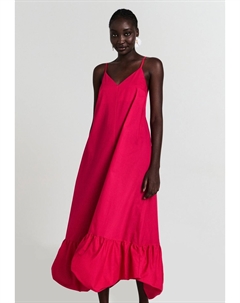 Платье макси LUNGO BALZA PALLONCINO, розовый Calliope