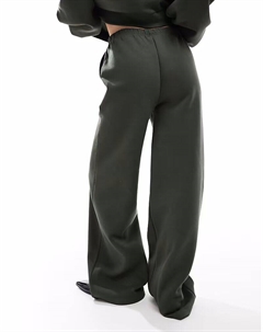 Широкие брюки-джоггеры зеленого цвета Asos design