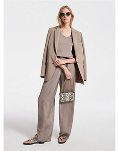 Креповый блейзер, коричневый Michael kors