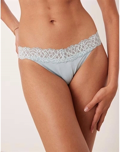 Плавки-бикини CK Attraction светло-голубого цвета Calvin klein