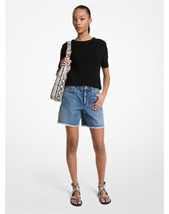 Джинсовые шорты бойфренда, голубой Michael kors