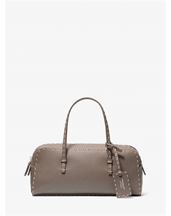 Сумка-Портфель Roberta из шагреневой кожи, сшитая вручную, серый Michael kors