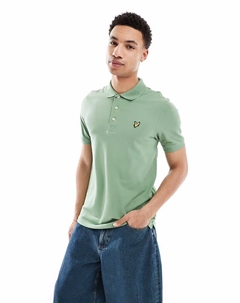 Рубашки поло Ss, простая рубашка поло цвета x576 дымчато-зеленый Lyle & scott