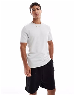 Футболки Ss, двухцветная футболка 626 белого цвета Lyle & scott