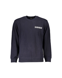 Синий хлопковый свитер Napapijri