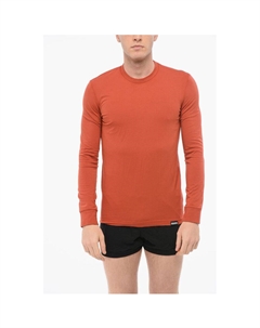 Пижамный топ с длинными рукавами и круглым вырезом, оранжевый Dsquared2