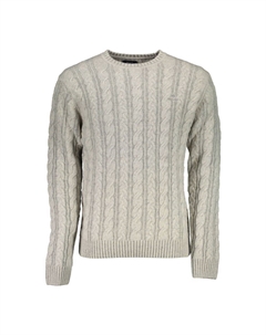 Серый шерстяной свитер Gant