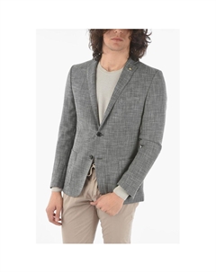 CC COLLECTION боковые разрезы лацкан RESET блейзер на 2 пуговицах, серый Corneliani