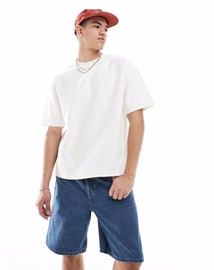 Мешковатые джинсовые шорты в средне-синем цвете Only & sons