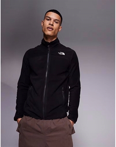 Флисовая кофта на молнии North Face Glacier 100 черного цвета The north face