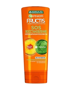 Кондиционер Fructis SOS восстановление для секущихся и поврежденных волос Garnier