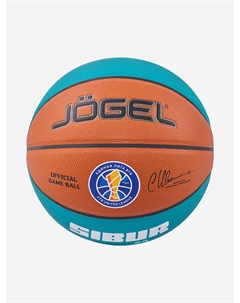 Баскетбольный мяч FIBA JB-1000 ECOBALL 2.0 размер 5, Коричневый Jogel