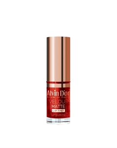 Тинт стойкий для губ с матовым финишем, тон 01 клюква / velour matt lip tint long lasting 5 мл Alvin d'or