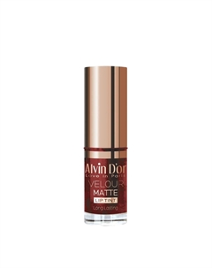 Тинт стойкий для губ с матовым финишем, тон 02 вишня / velour matt lip tint long lasting 5 мл Alvin d'or