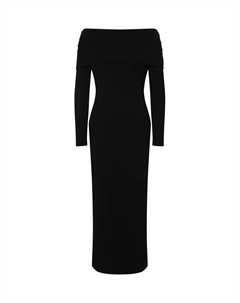 Платье PRIMROSE с драпировкой, черное Pietro brunelli