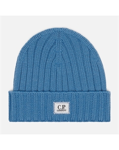 Шапка Extrafine Merino Wool Logo Label C.p. company