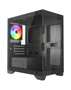 Корпус mATX ACC-350-02B, Midi-Tower, без БП, черный Accord