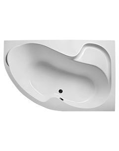 Акриловая ванна Aura R 150x105 см, угловая, правая, пристенная, белая, асимметричная Marka one