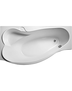 Акриловая ванна Gracia 7863 L без опоры 150x95 см, угловая, левая, пристенная, белая, асимметричная, с сиденьем Marka one