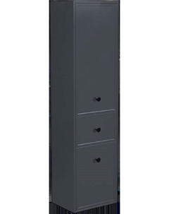 Шкаф пенал для ванной Torr 40 темно-серый Iddis