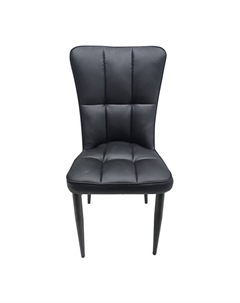 Стул TILE 440х400х900мм искусственная кожа/металл черный Нет марки