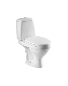 Унитаз напольный Trend AZ-2018-P с крышкой микролифт, белый Azario