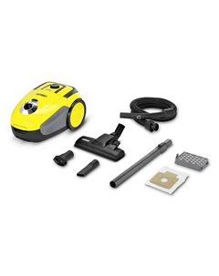 Пылесос Karcher VC 2 700 Вт, 2 л, 5 м, желтый/черный (1.198-105.0)
