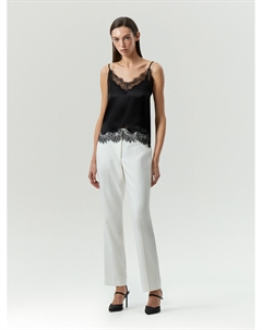 Топ из шёлка и кружева Emka