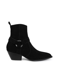 Ботильоны Jockey Harness Detail с ремешками, черный Rag & co