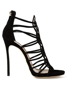 Босоножки с ремешками, черный Dsquared2