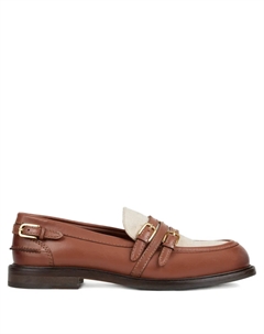 Лоферы с пряжкой, коричневый Sandro