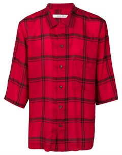 Covert клетчатая рубашка с короткими рукавами 38 красный Covert